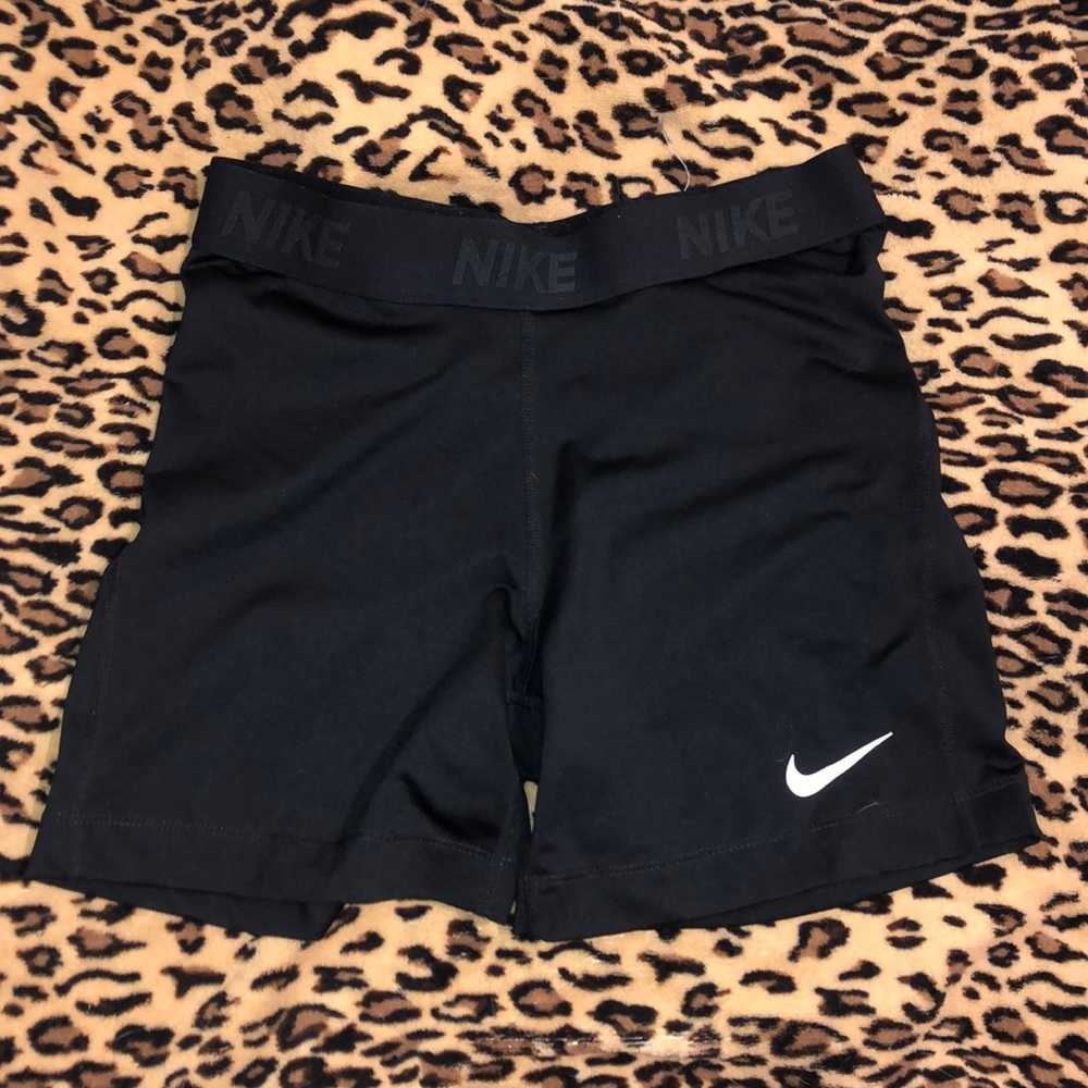 black nice spandex shorts